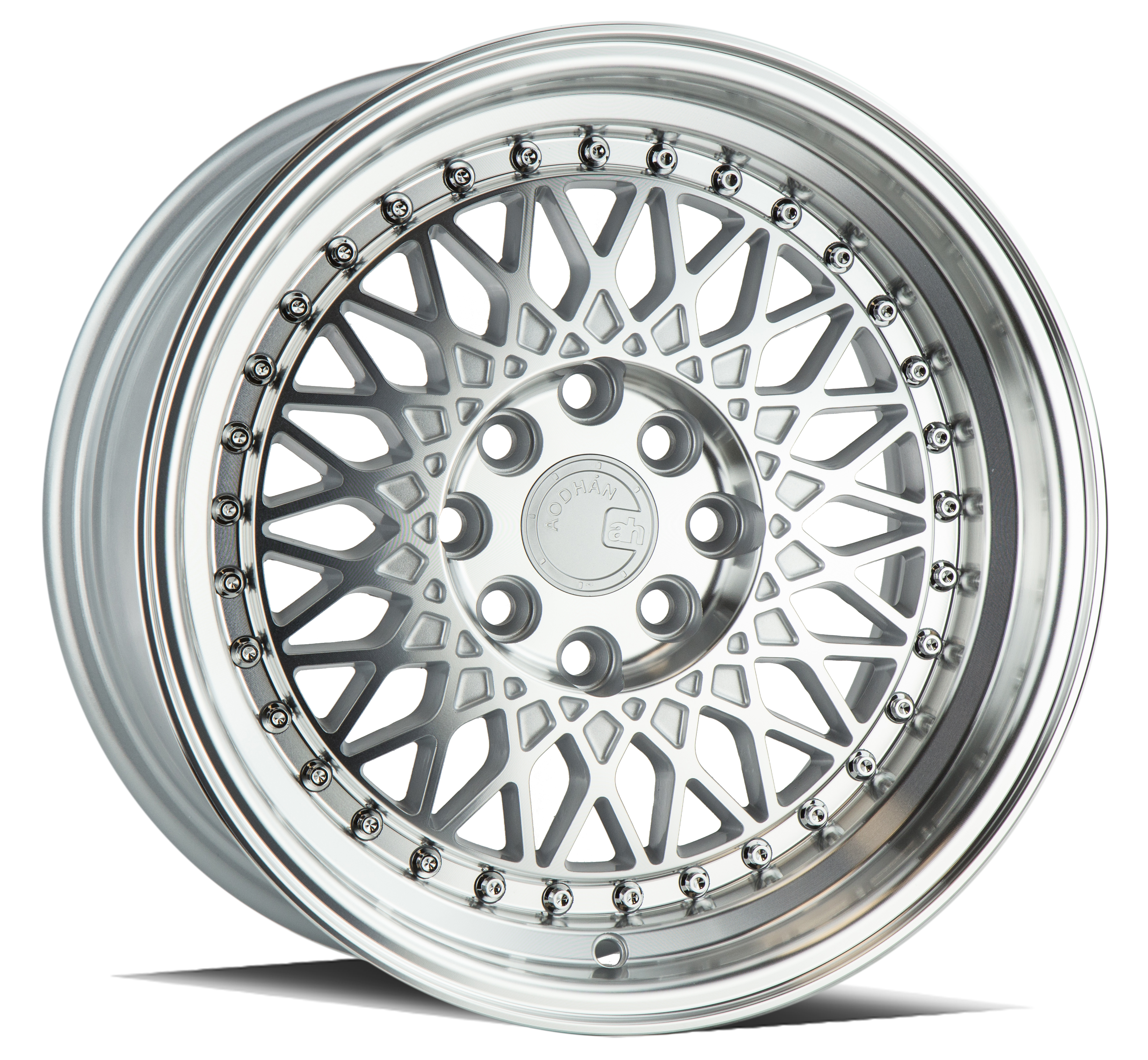 AODHAN AH05 Wheel Rim 15x8 4x100/114.3 ET20 73.1mm Silver w/Machined Face