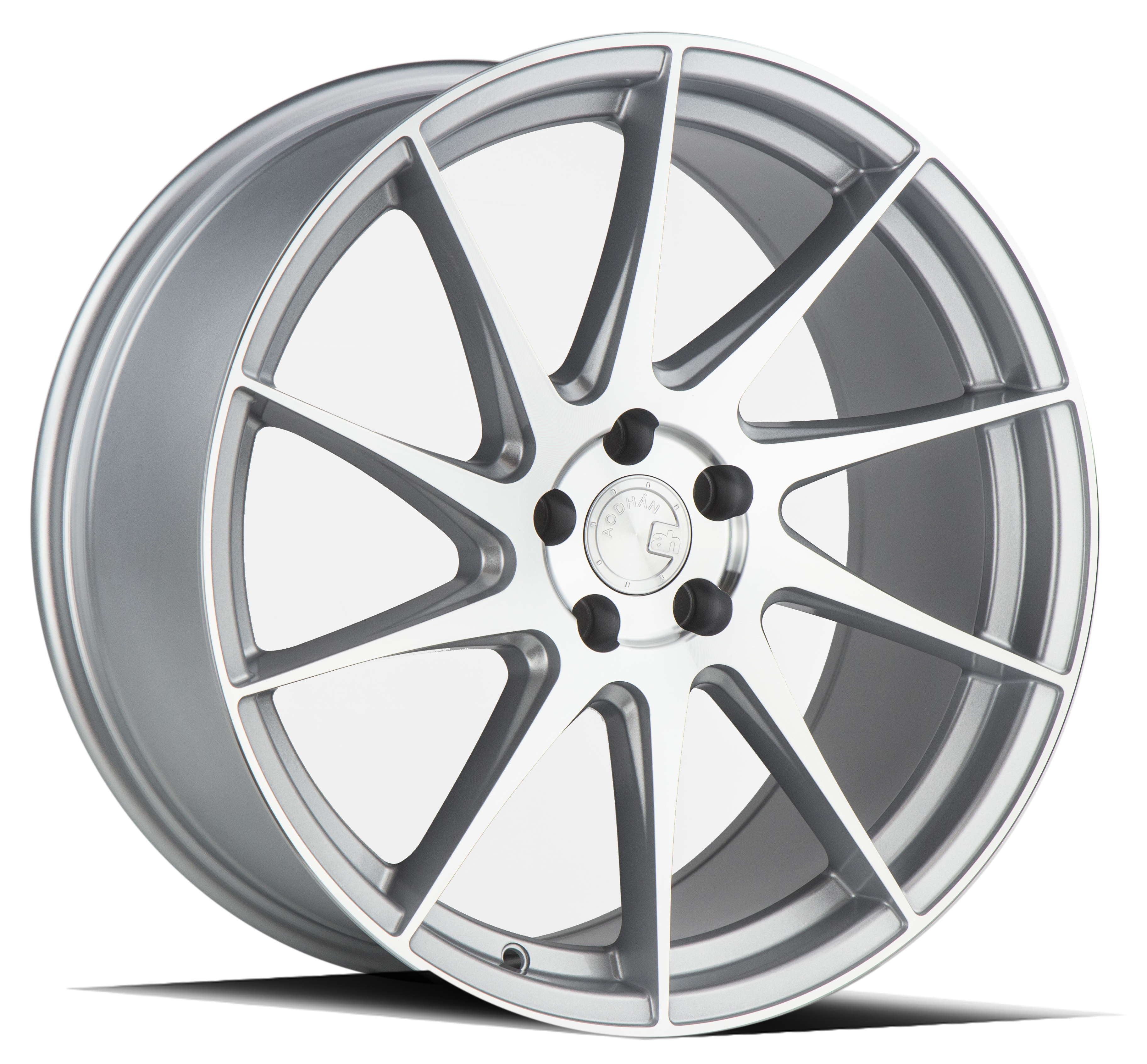 AODHAN AH09 Wheel Rim 18x8.5 (Driver Side) 5x100 ET35 73.1mm Gloss Silver Machined Face