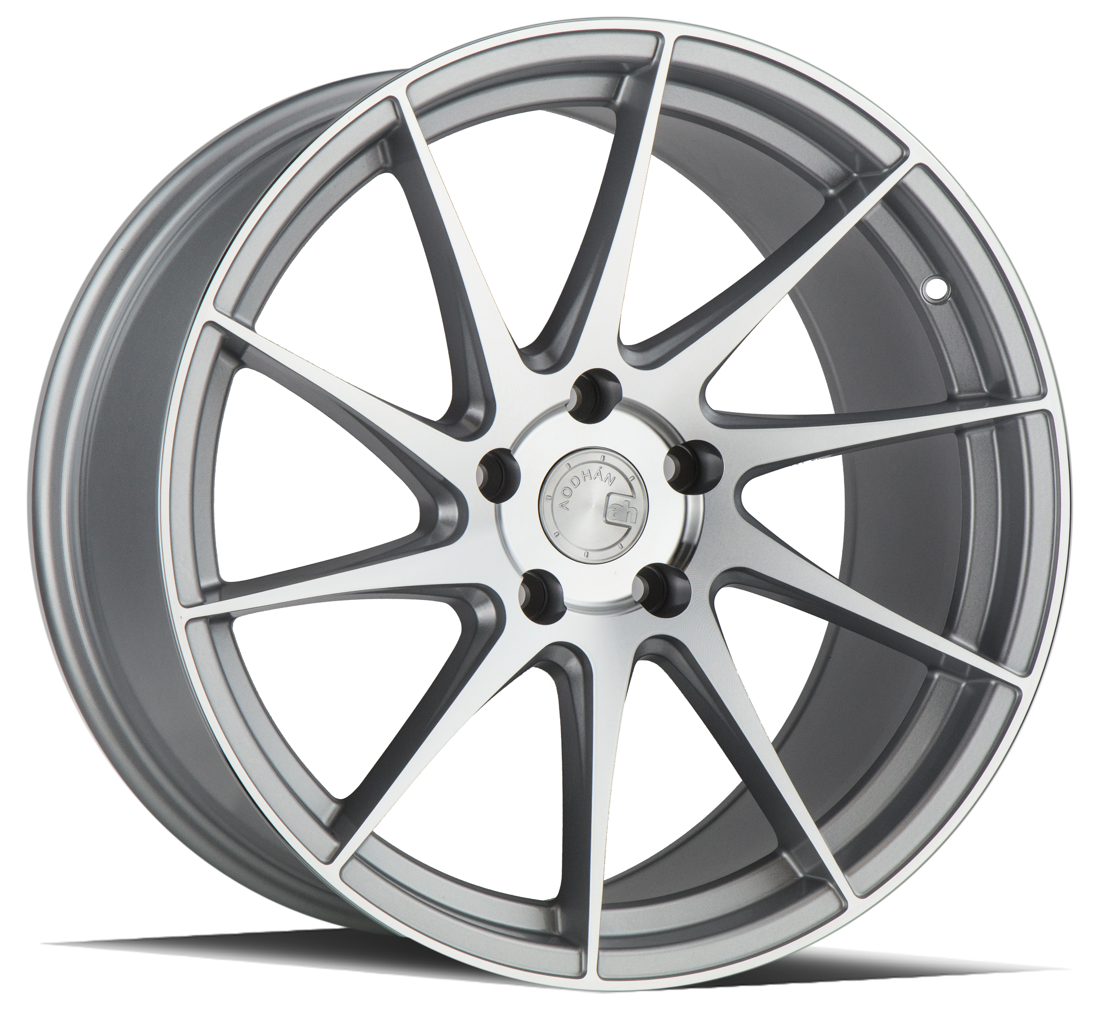 AODHAN AH09 Wheel Rim 18x9.5 (Driver Side) 5x100 ET35 73.1mm Gloss Silver Machined Face