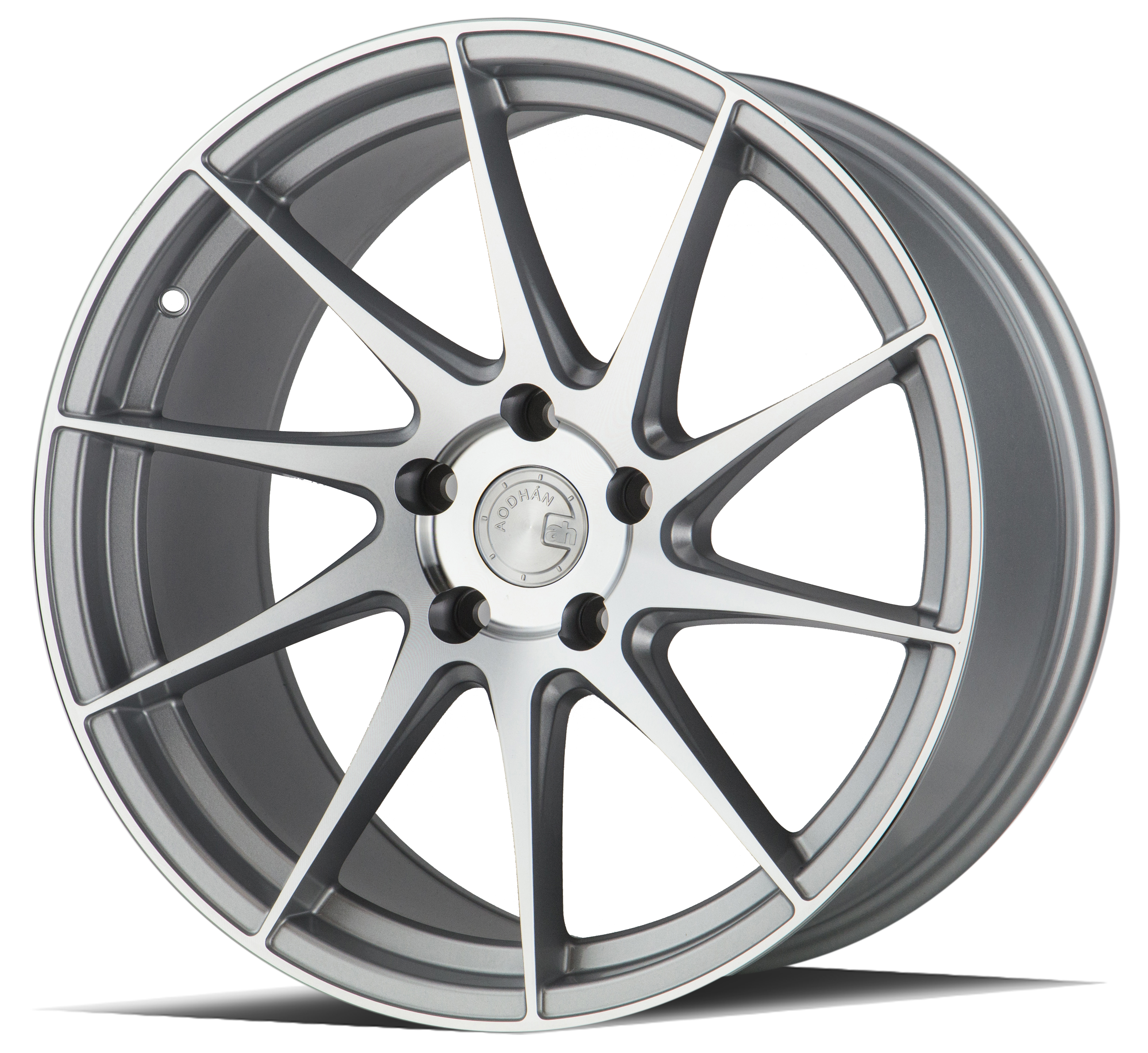 AODHAN AH09 Wheel Rim 18x9.5 (Passenger Side) 5x100 ET35 73.1mm Gloss Silver Machined Face