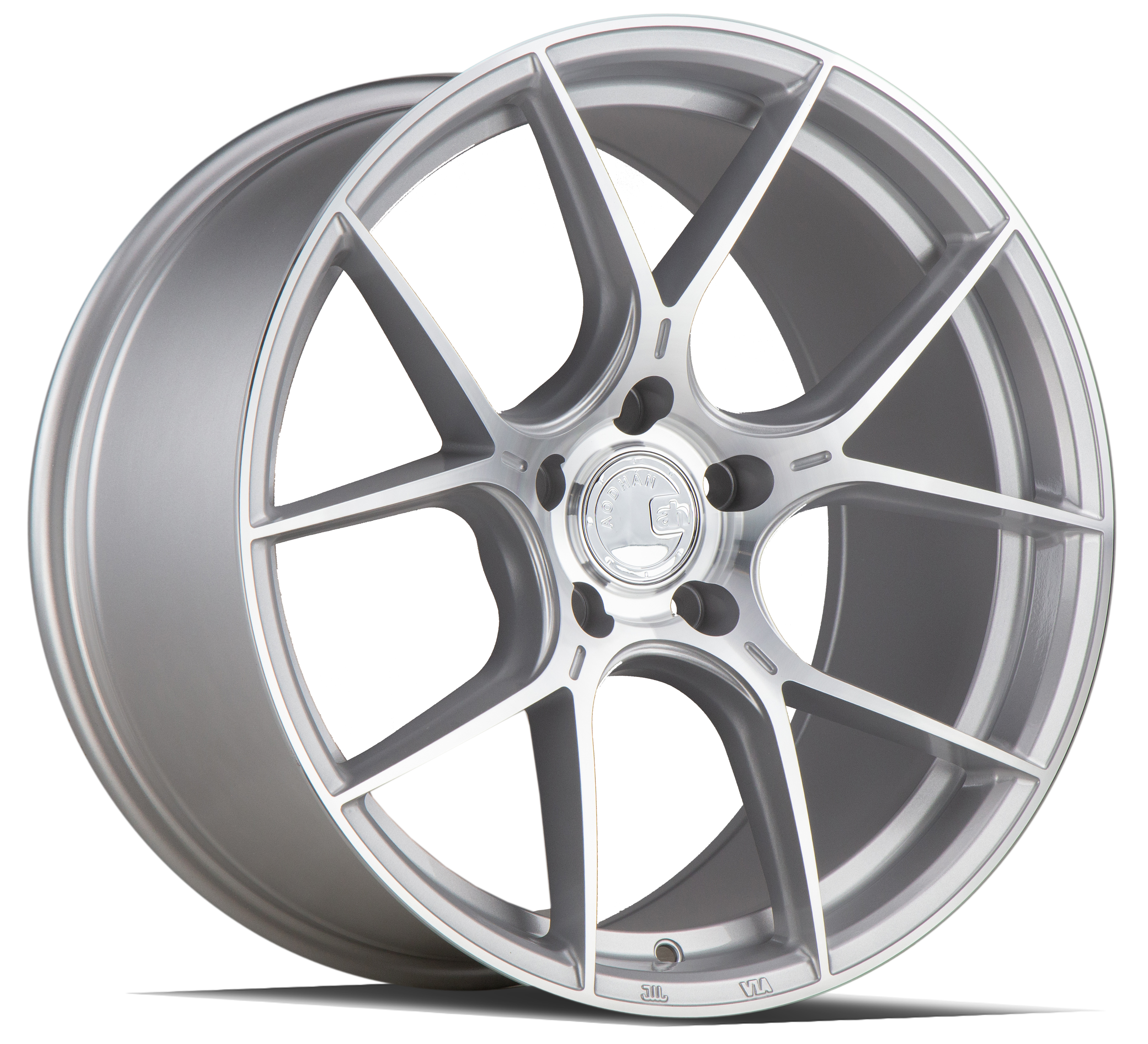 AODHAN AH-11 Wheel Rim 18x8.5 5x112 ET35 73.1mm Gloss Silver Machined Face