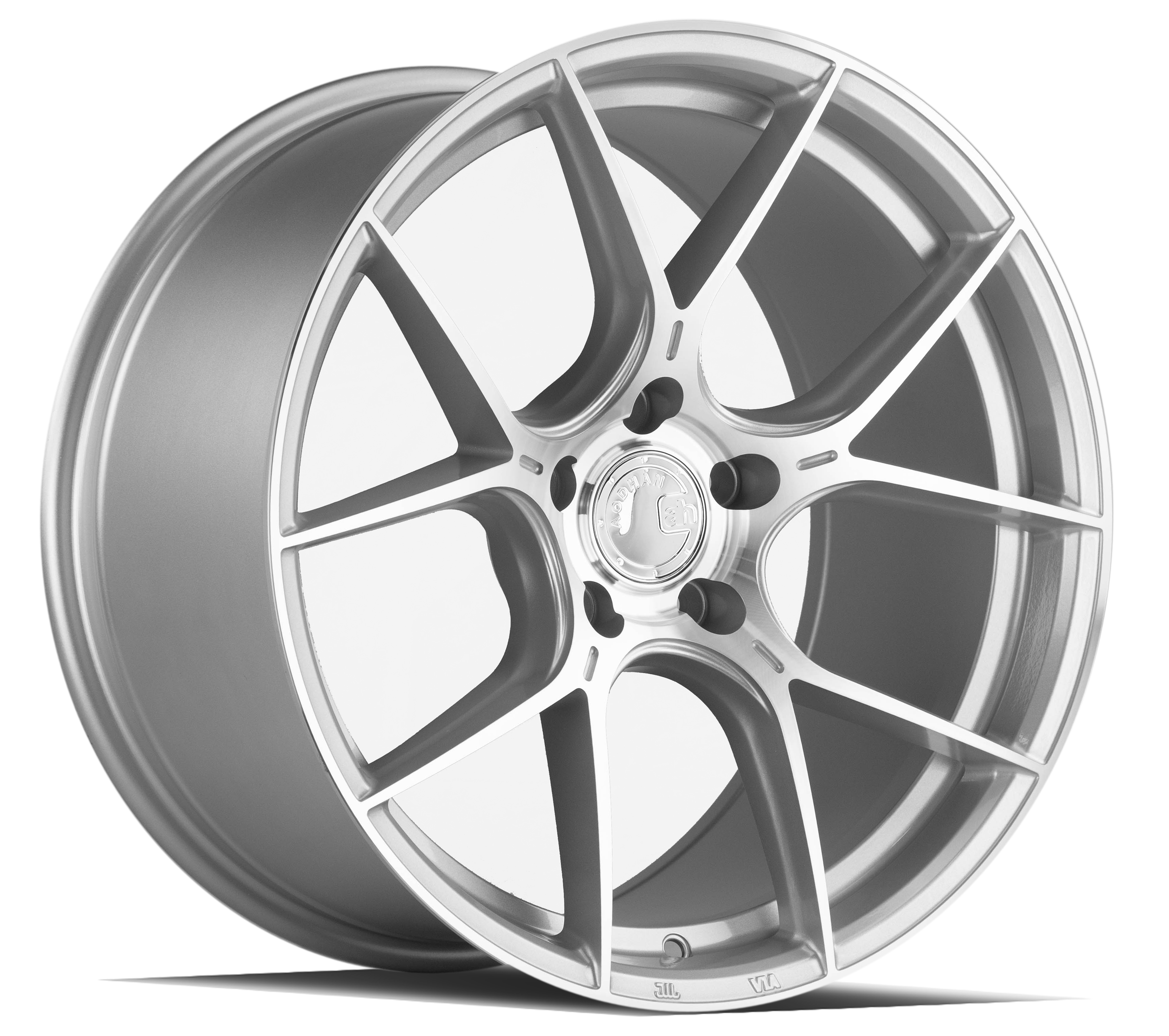 AODHAN AH-11 Wheel Rim 18x9.5 5x112 ET35 73.1mm Gloss Silver Machined Face