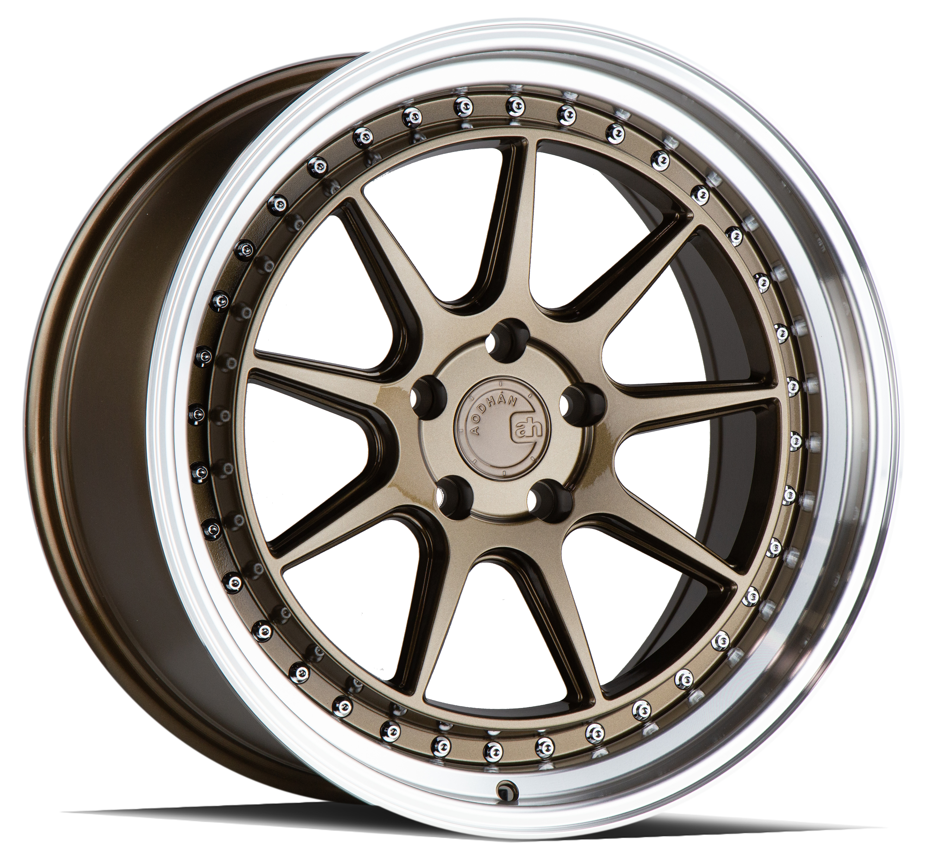 AODHAN DS-X Wheel Rim 18x9.5 5x100 ET35 73.1mm Bronze w/Machined Lip