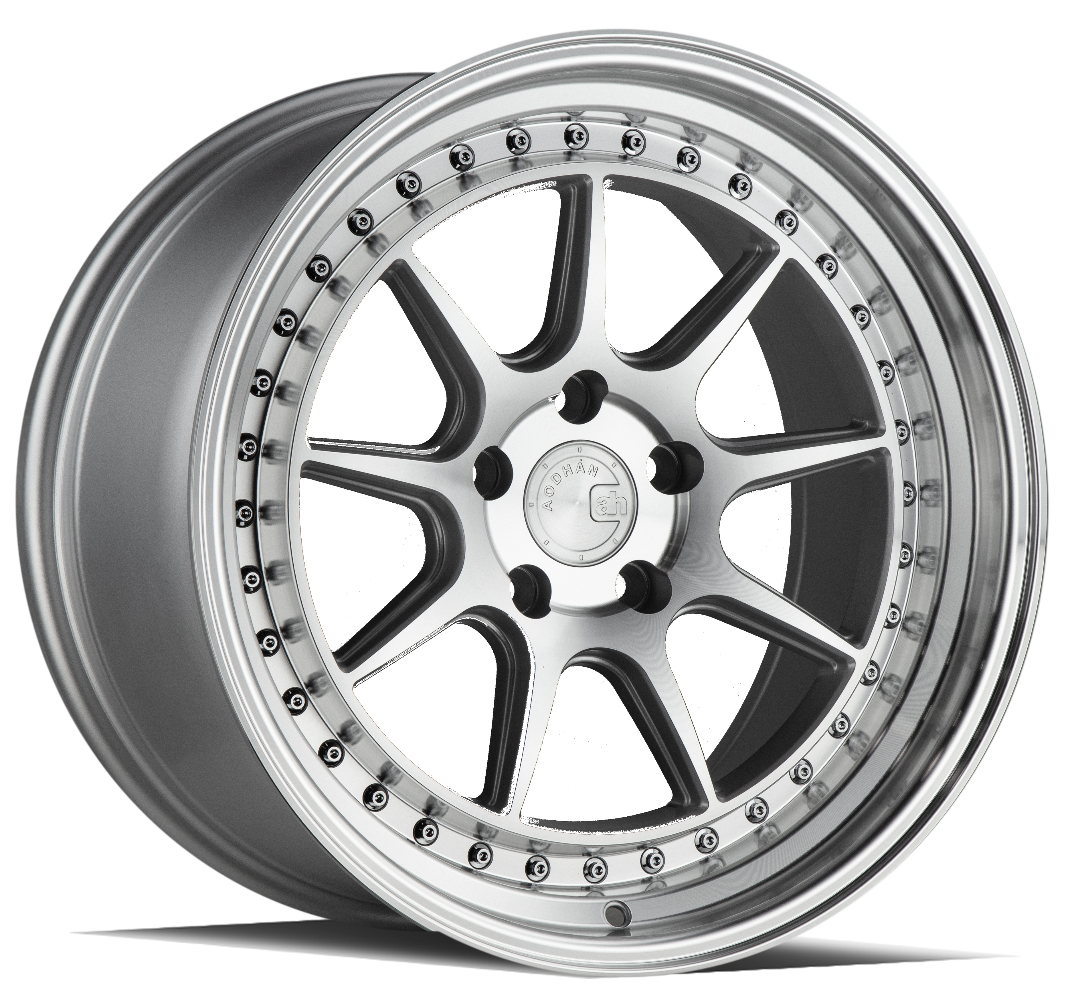 AODHAN DS-X Wheel Rim 18x10.5 5x114.3 ET15 73.1mm Silver w/Machined Face