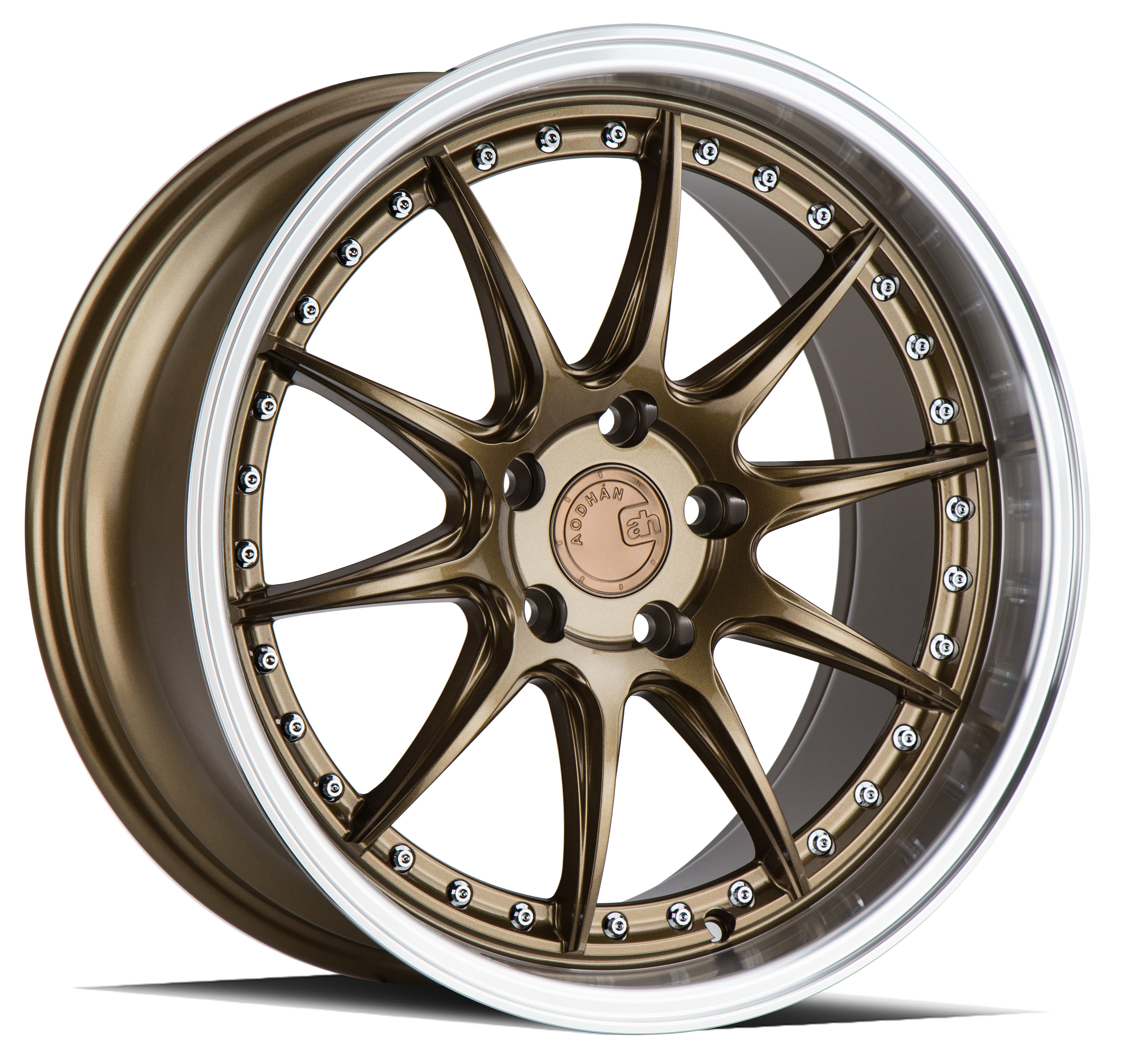 AODHAN DS07 Wheel Rim 19x8.5 5x114.3 ET35 73.1mm Bronze w/Machined Lip